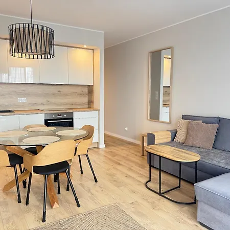 Sole Mare Piamola Z Basenem Apartmán Kąty Rybackie