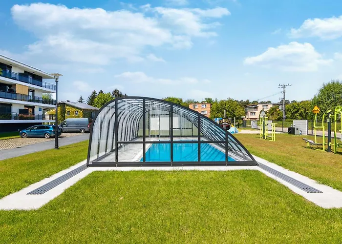 Apartmán Sole Mare Piamola Z Basenem Kąty Rybackie